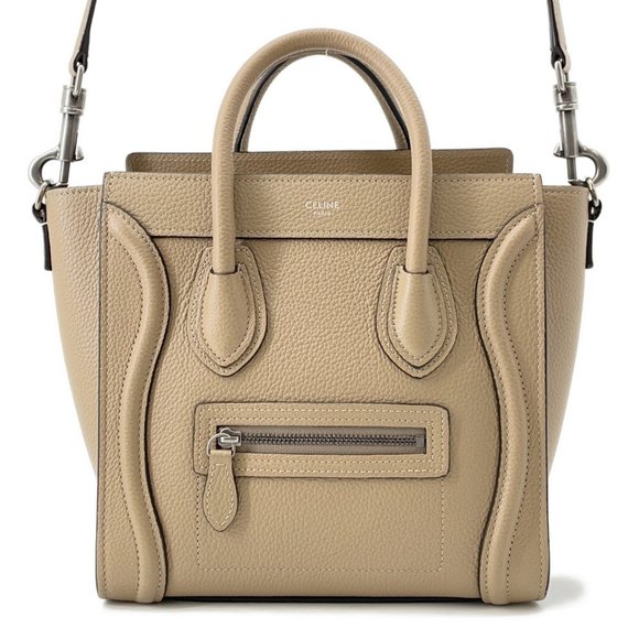 CELINE Cream Shoulder Bag - Picture 1 of 16